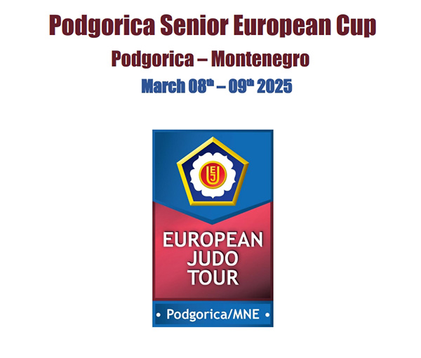 Podgorica Senior European Cup 2025 afisa