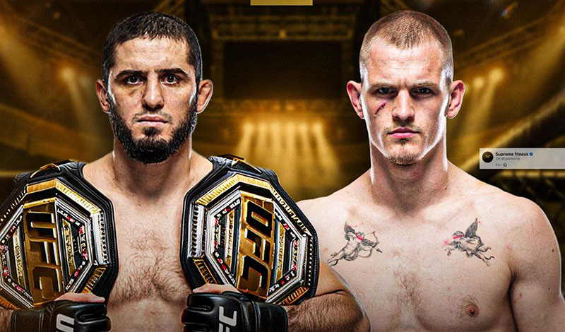 islam makhachev ian garry fightcard