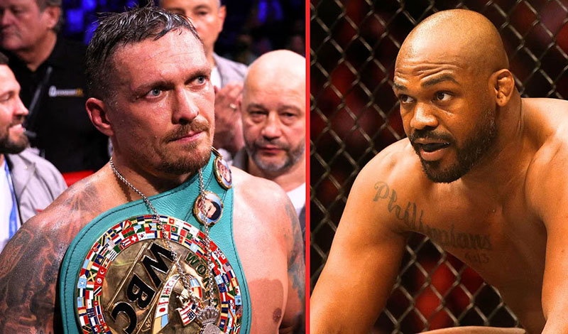 Usyk and Jon Jones 1
