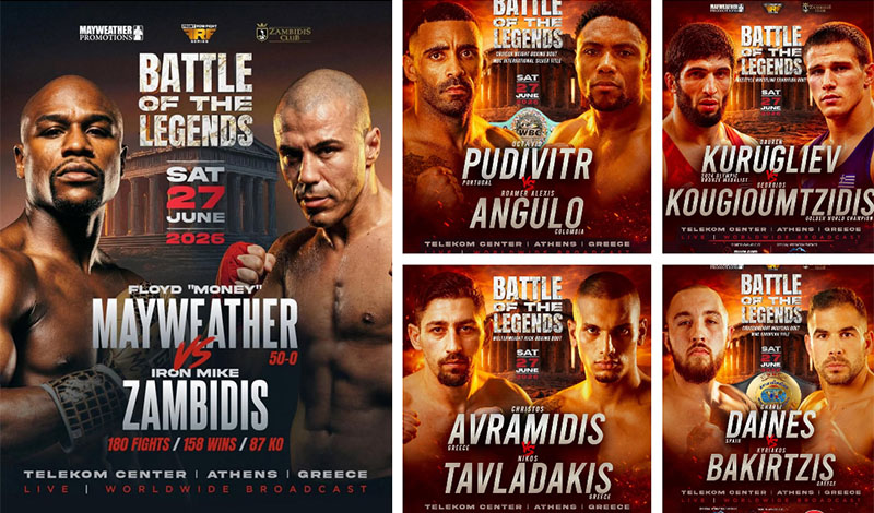 battle of the legends fightcard