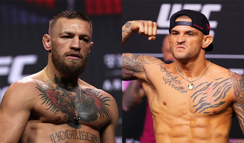 dustin poirier conor mcgregor foto