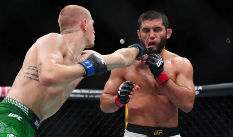 islam makhachev ufc 330 traumatismos