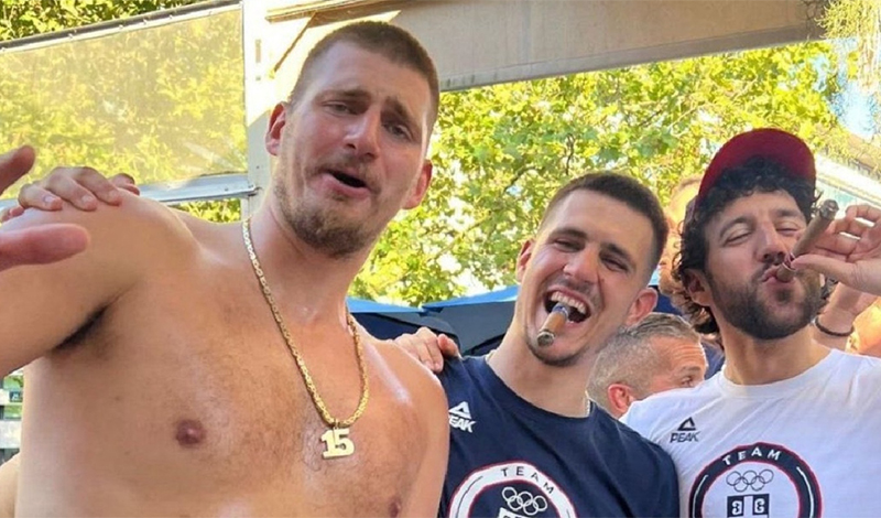 serbia basketball medal ceremony