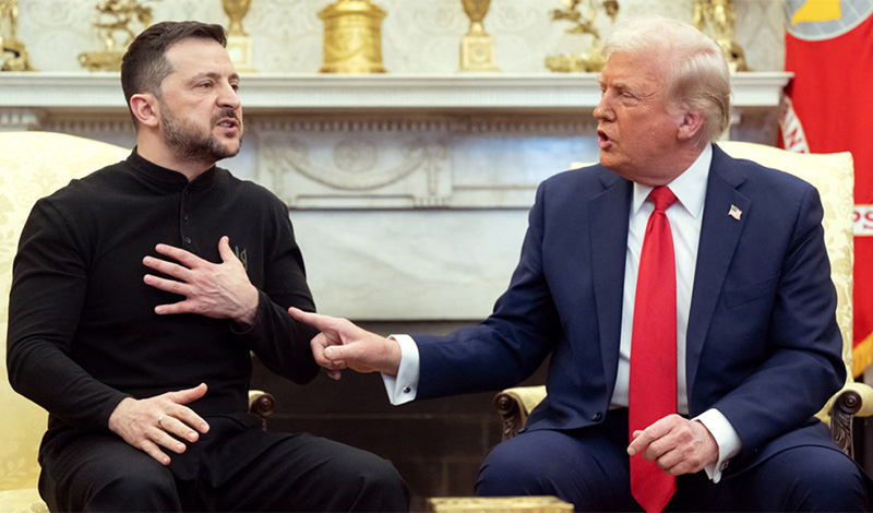 Ντόναλντ Τράμπ και Βολοντίμιρ Ζελένσκι