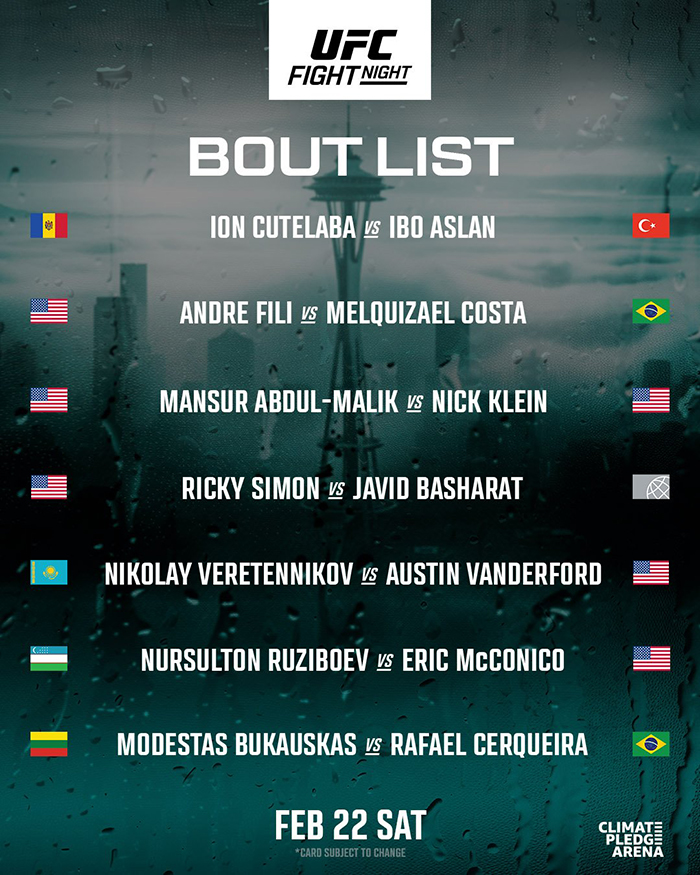 ufc seattle karta agonon 2