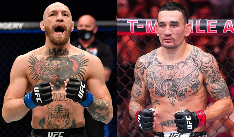 conor mcgregor max holloway favori ufc 329 afisa