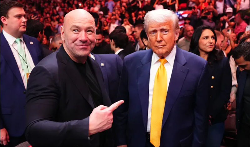 dana white donald trump 1