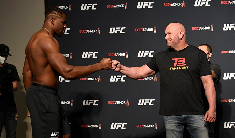 dana white francis ngannou