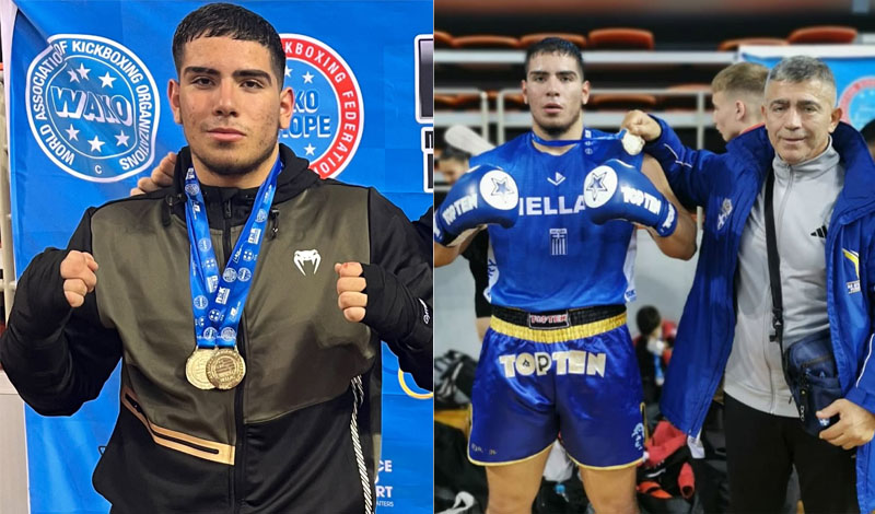 ilias papadeas xrysos panellhnio kickboxing 2025