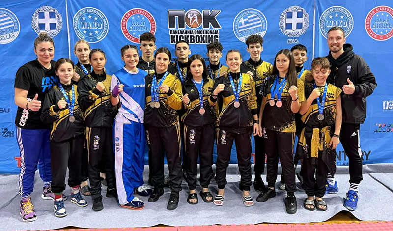 iron team agias varvaras panellinio kickboxing 2025