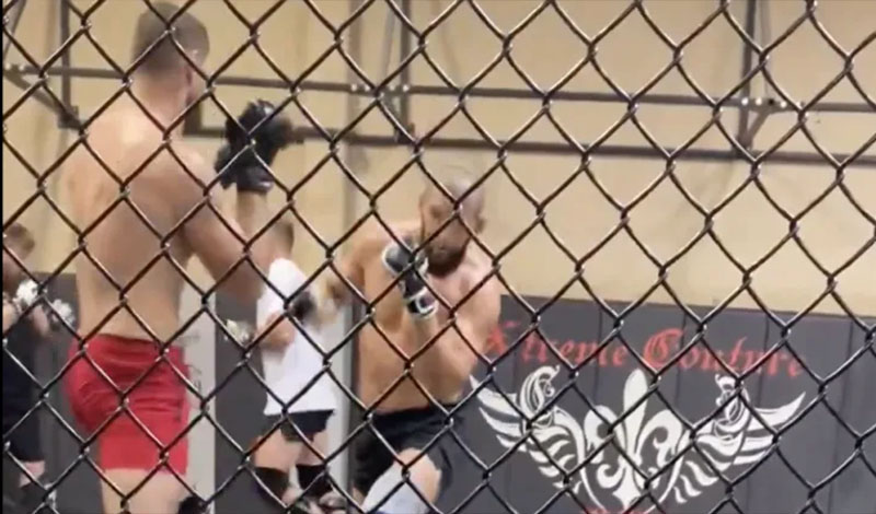 khamzat chimaev sean strickland sparring