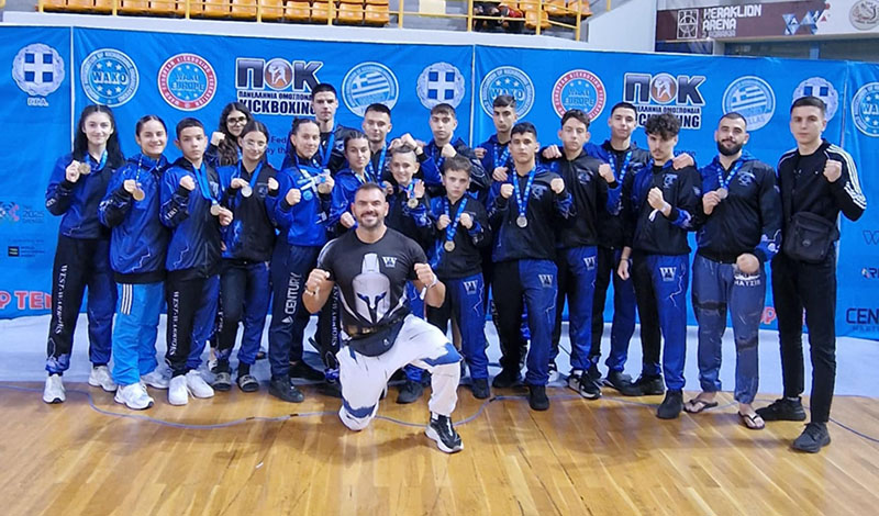 west warriors panellhnio kickboxing 2025