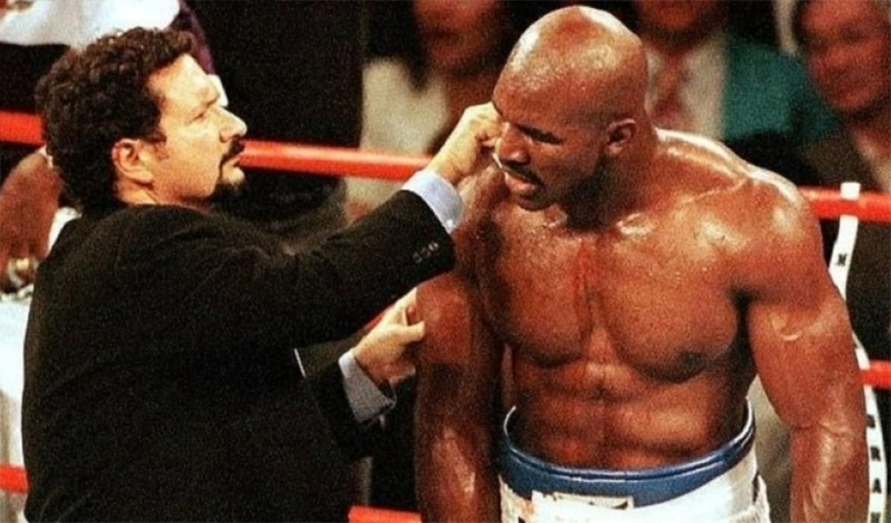 evander holyfield boxing gloves