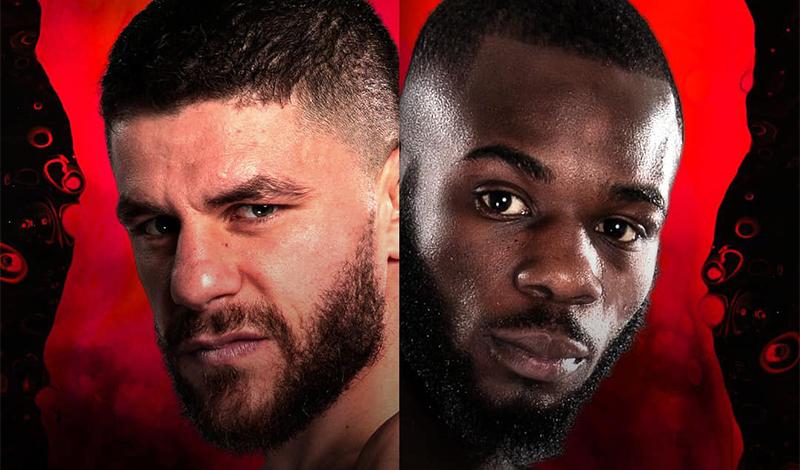 o florian marku αγωνίζεται με τον chris kongo στις 31 μαρτίου