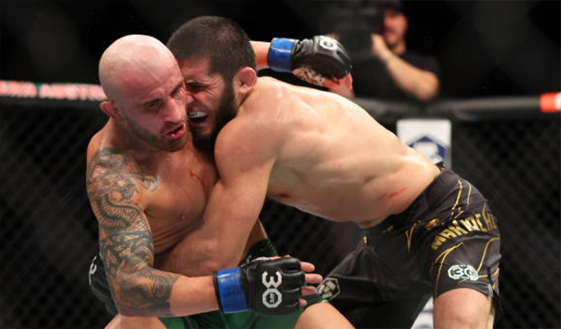 islam makhachev won fight alexander volkanovski