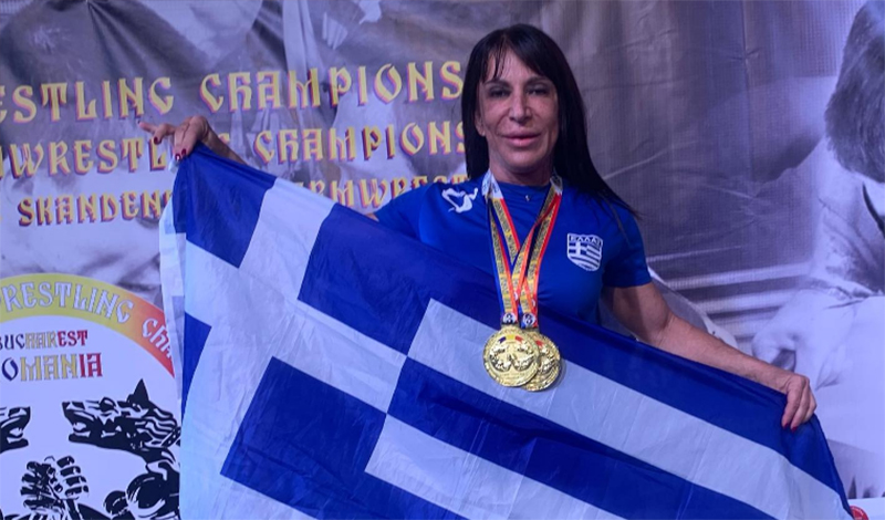 kyriaki giannopoulou armwrestling
