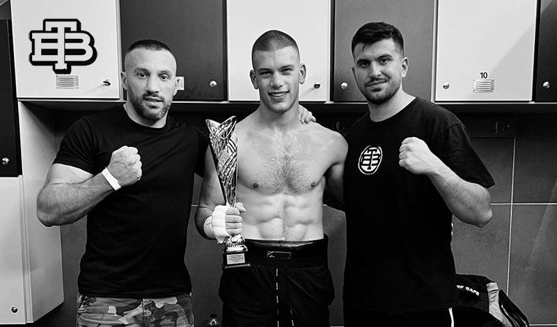 Ο Κώστας Μπαθρέλλος του BlackTiger Boxing Club νικητής στο Golden Corner Boxing Show