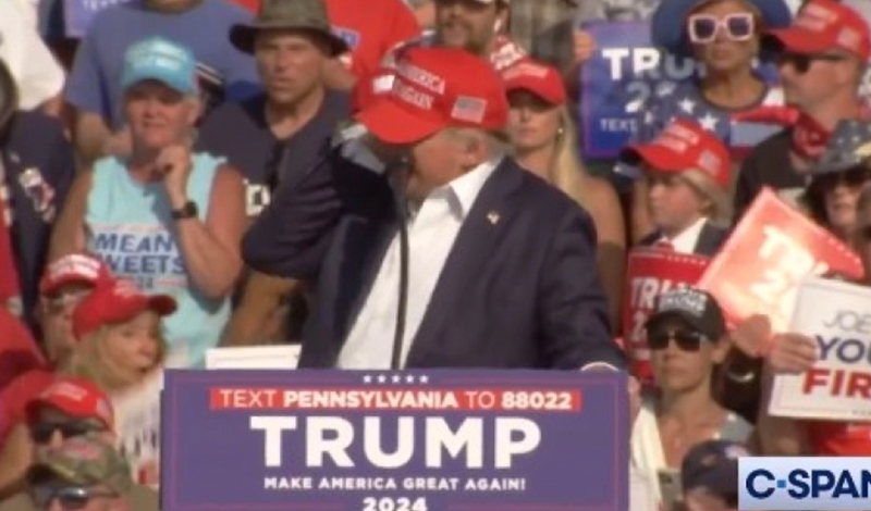 donald trump fotografia sfaira