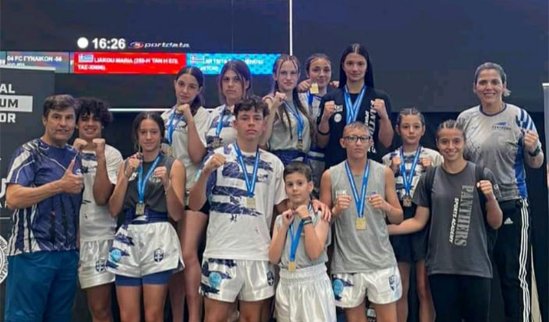 panthers team panellinio kickboxing 2024