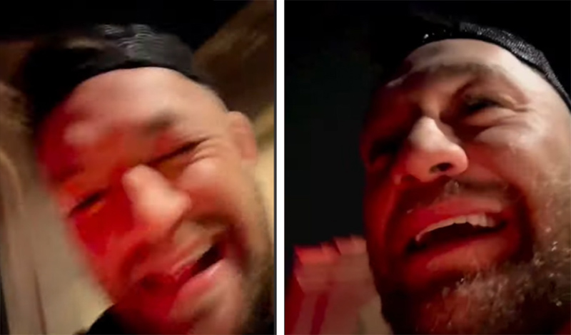 conor mcgregor drunk methismenos