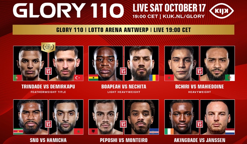 glory 110 fightcard