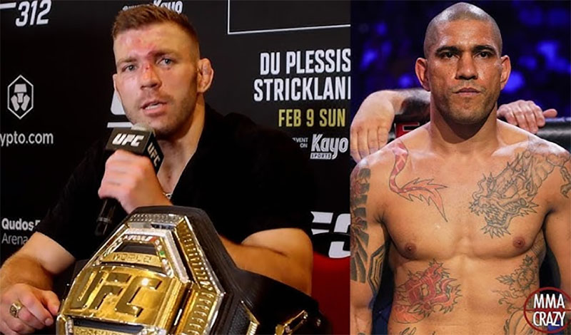 dricus du plessis alex pereira foto