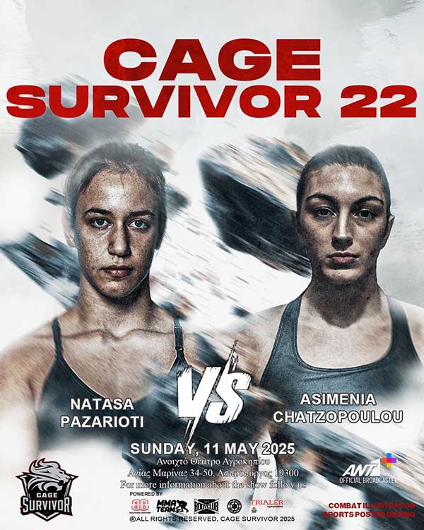 pazarioti chatzopoulou cage survivor 22 afisa