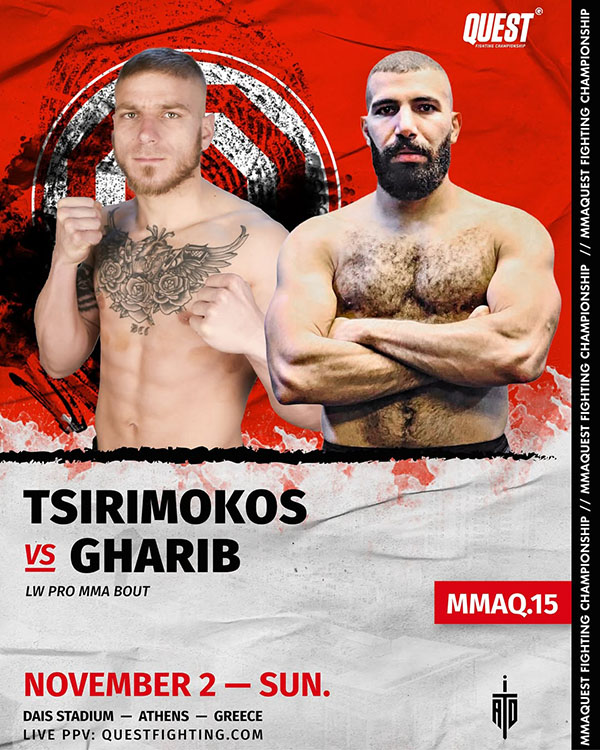 tsirimokos gharib mma quest 15
