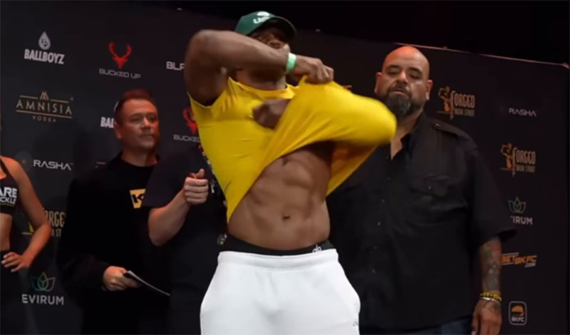 yoel romero body
